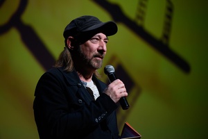 37. TNF - Dzień 1 (27.05.23) - Na scenie Marzenia prowadzący spotkanie z twórcami Ryszard Jaźwiński