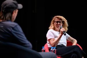 37. TNF - Dzień 5 (31.05.23) - Reżyser Anna Jadowska na spotkaniu po filmie "Kobieta na dachu"