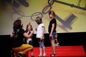 37. TNF - Dzień 6 (1.06.23) - Animacje dla dzieci w sali kinowej przez Zespół Edukatorów Filmowych ZEF