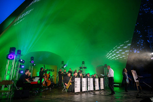 Starówka Jazz Festival - 30.06.2023 - Na scenie koncert zespołu Big Mielec Band.