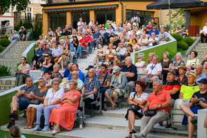 Starówka Jazz Festival - 30.06.2023 - Wspomnienie tarnowskiego promotora jazzu Zbigniewa Guzika. Na scenie Tomasz Kapturkiewicz i Ryszard Żądło.