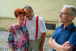 Starówka Jazz Festival - 14.07.2023 - Koncert zespołu Old Boys Band. Widownia Amfiteatru.