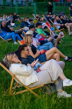 38. TNF - Dzień 1 (31.05.2024) - Widzowie kina plenerowego 38. TNF