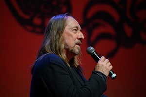 38. TNF - Dzień 2 (1.06.2024) - Ryszard Jaźwiński, prowadzący spotkanie z reżyserem filmu "Skąd dokąd"