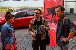 38. TNF - Dzień 5 (4.06.2024) - Przed Marzenie reżyser filmu "Tylko dzień i noc" Grzegorz Brzozowski i aktor filmu "Tyle co nic" Artur Paczesny