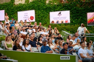 ZDEARZENIE 2024 - Koncert: YASNO, MEEK, OH WHY? - Publiczność zgromadzona w Amfiteatrze wsłuchana w koncert Yasno