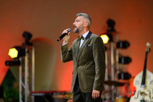 Koncert Tribute to Damian Niewiński - Na scenie podczas występu - Jarek Tyran, Kajetan Borowski, Kuba Dworak, Łukasz Kurek.