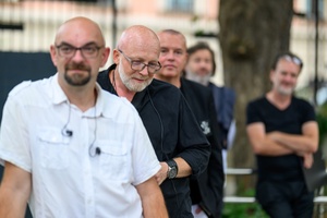 Koncert Tribute to Damian Niewiński - Za sceną - zespół Monk.