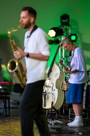Koncert Tribute to Damian Niewiński - Występ zespołu The Flash! (Sławek Pezda, Kuba Dworak, Max Olszewski).
