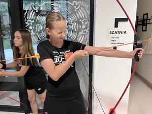 Olimpiada na górce - Dom Kultury Westerplatte - Uczestnicy olimpiady podczas jednej z konkurencji.