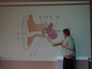 Tu mamy spotkamy: Słuch dziecka - Prelegentka Wiesia Kobis.