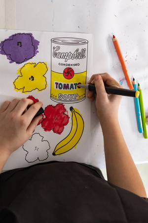 Artystyczne Ferie 2025 - Dzień 3 - Pop-art z Warholem