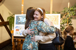 Wystawa semestralna Studio Art - Kropka, kreska, plama - Uczestnicy wernisażu