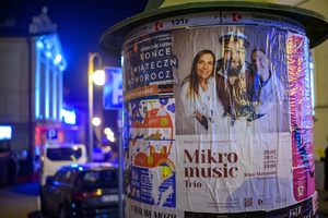 Koncert: Mikromusic Trio - Plakat koncertu Mikromusic