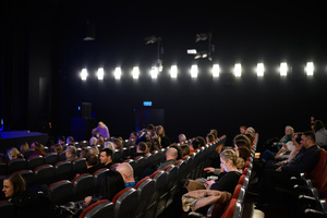 Koncert: Mikromusic Trio - Publiczność oczekująca na rozpoczęcie koncertu