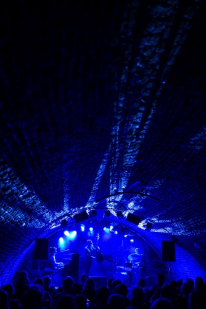 Koncert jazzowy: Kasia Pietrzio Trio - Artyści na scenie w trakcie koncertu.