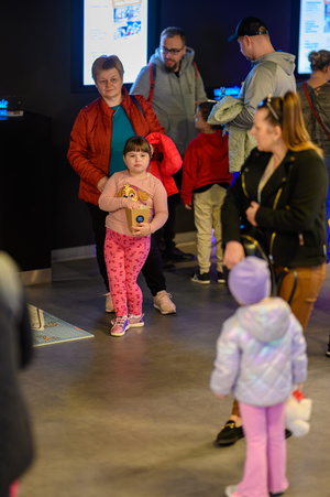 Rozmarzone poranki: Nowe przygody Misia Uszatka - Uczestnicy Rozmarzonych poranków w holu kina Marzenie