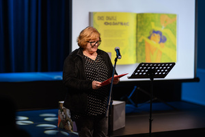 Dżem poetycki - Uczestniczka dżemu