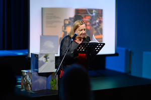 Dżem poetycki - Uczestniczka dżemu