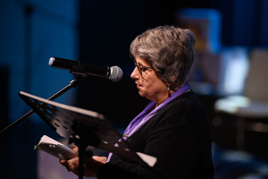 Dżem poetycki - Uczestniczka dżemu