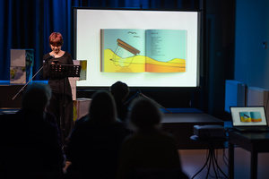 Dżem poetycki - Uczestniczka dżemu