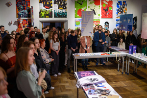 Wystawa: Oczopląs - Uczestnicy wystawy "Oczopląs"