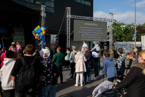Święto Grabówki - Publiczność zebrana przed sceną Święta Grabówki