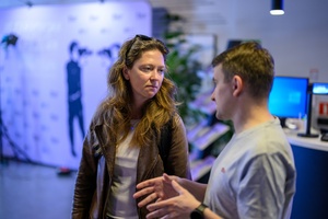 39. TNF: Dzień 3 (1.06.2025) - W hallu Marzenia Olga Chajdas, reżyserka filmu "Dziadku, wiejemy!" w rozmowie z dyr. artystycznym 39. TNF Kubą Armatą