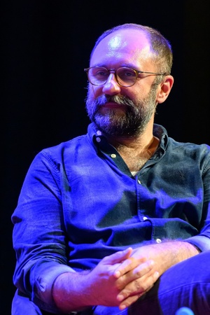 39. TNF: Dzień 3 (1.06.2025) - Na scenie Marzenia producent "Dziewczyny z igłą" podczas spotkania z publicznością