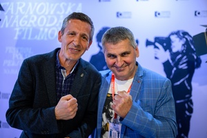 39. TNF: Dzień 5 (3.06.2025) - W hallu Marzenia dziennikarz sportowy Robert Noga z Waldemarem Kulejem