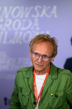 39. TNF: Dzień 5 (3.06.2025) - Na ściance 39. TNF w hallu kina aktor Andrzej Chyra