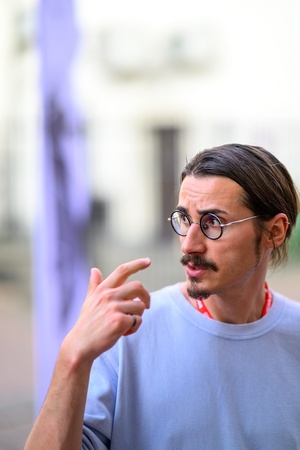 39. TNF: Dzień 7 (5.06.2025) - Przed Marzeniem, Maks Bereski, autor artystycznego plakatu 39. TNF