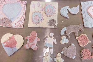 Warsztaty ceramiczne "Wzorzysty kafelek" - Powstałe prace