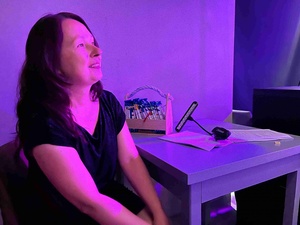 Spektakl "Piekło-niebo" - Magdalena Trusz - opiekunka grupy