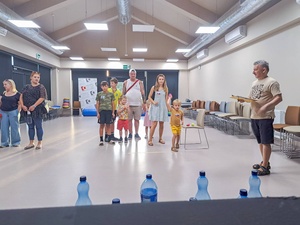 Olimpiada na górce - uczestnicy podczas strzelectwa