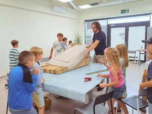 Wakacyjne senso-warsztaty - Uczestnicy podczas warsztatów