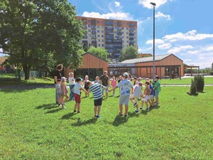 Wakacyjne senso-warsztaty - Uczestnicy podczas warsztatów