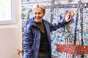 Wyjazd studyjny do Krakowa - Barbara Bułdys podczas wyjazdu