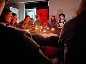 Warsztaty białego śpiewu - Uczestniczki podczas warsztatu