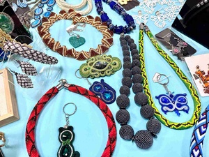 Przedświąteczny kiermasz twórczości i rękodzieła - produkty podczas kiermaszu