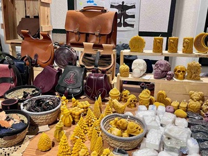 Przedświąteczny kiermasz twórczości i rękodzieła - produkty podczas kiermaszu