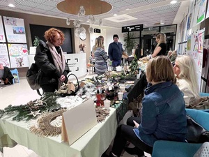 Przedświąteczny kiermasz twórczości i rękodzieła - produkty podczas kiermaszu