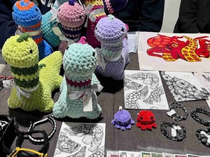 Przedświąteczny kiermasz twórczości i rękodzieła - produkty podczas kiermaszu