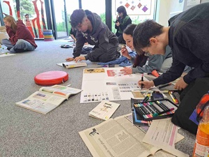 Bardzo Młoda Kultura - uczestnicy podczas warsztatów