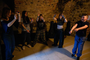 Koncert: SM Rock - Backstage - uczniowie po koncercie SM Rock