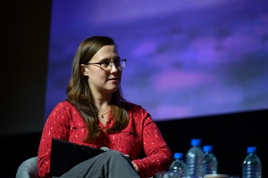 40. TNF: Prolog - Na scenie Marzenia Kaja Łuczyńska podczas spotkania z publicznością