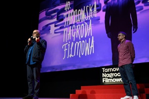 40. TNF: Dzień 2 (23.05.26) - Na scenie Marzenia reżyser filmu "Chopin, Chopin" Michał Kwieciński zapraszający widzów na seans
