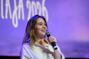 40. TNF: Dzień 3 (24.05.26) - Na scenie Marzenia aktorka Zofia Wichłacz podczas spotkania z widzami