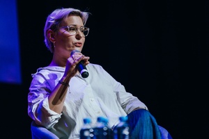 40. TNF: Dzień 4 (25.05.26) - Maria Wojtyszko, współreżyserka filmu "Miłe kobiety" odpowiadająca na pytania widzów podczas spotkania po projekcji