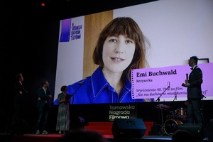40. TNF: Gala Wręczenia Nagród - Na ekranie Marzenia, wyróżniona za film "Nie ma duchów w mieszkaniu na Dobrej", Emi Buchwald dziękująca za wyróżnienie